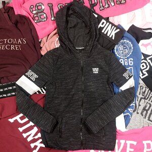 VS PINK Charcoal Gray Hoodie